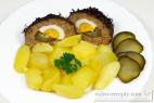 Recept Španělské plněné masové koule - masové koule - návrh na servírování