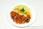 Recept Hovězí na mrkvi s bramborovou kaší - hovězí na mrkvi - návrh na servírování